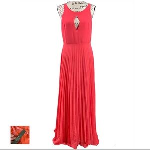 LIKE MYNDED NWT Neon Coral Maxi Dress